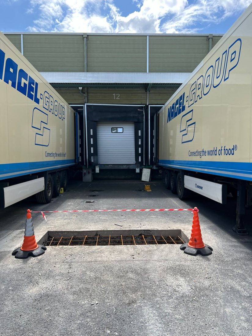 Betonsanierung Laderampe